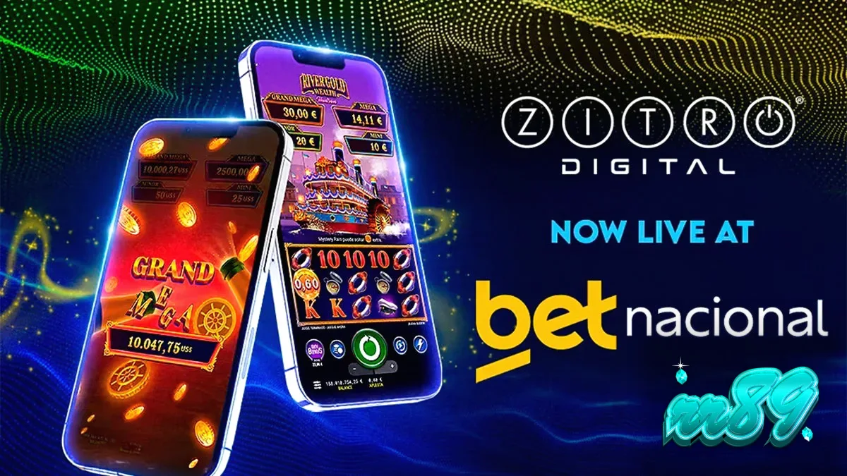 Tampilan layar permainan slot digital dari Zitro